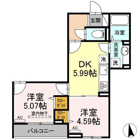 (仮称)新宿区下落合4丁目PJの物件間取画像